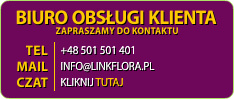 Kontakt z Biurem Obs�ugi Klienta linkflora.pl