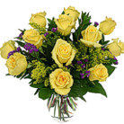 Order flowers to Poland: Dozen Yellow Roses