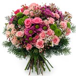 Zamów kwiaty do Polski: Bukiet Różowe Uczucia