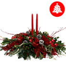 Zamów kwiaty do Polski: Czerwony Stroik Świąteczny